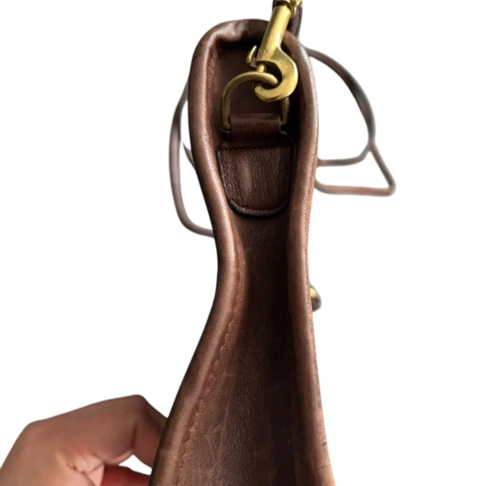 Vintage Coach Womens Shoulder Leather Bag Quiet Luxury Old Money Unlined - Picture 8 of 10